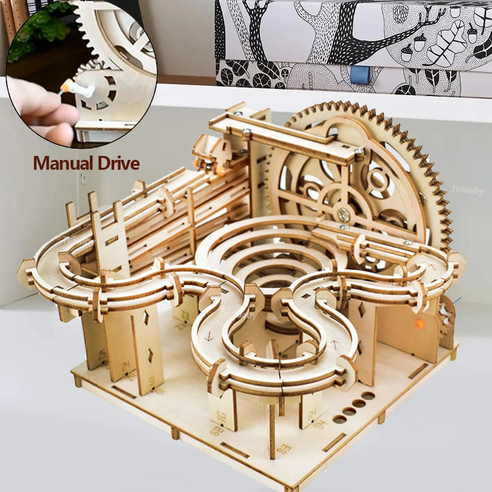 3D Marble Run Wooden Puzzle