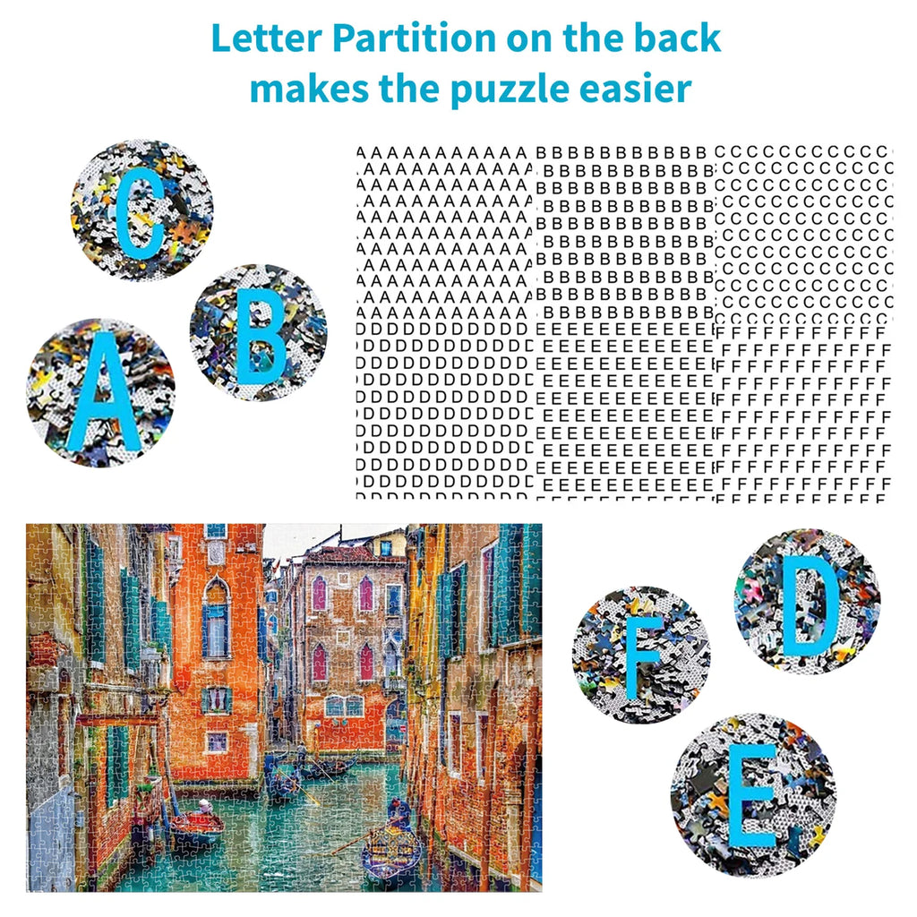 1000 Pieces Jigsaw Puzzles Venice Jigsaw Puzzle 70cmX50cm(27.5inchX19.7inch) Large Puzzle Toys Gift