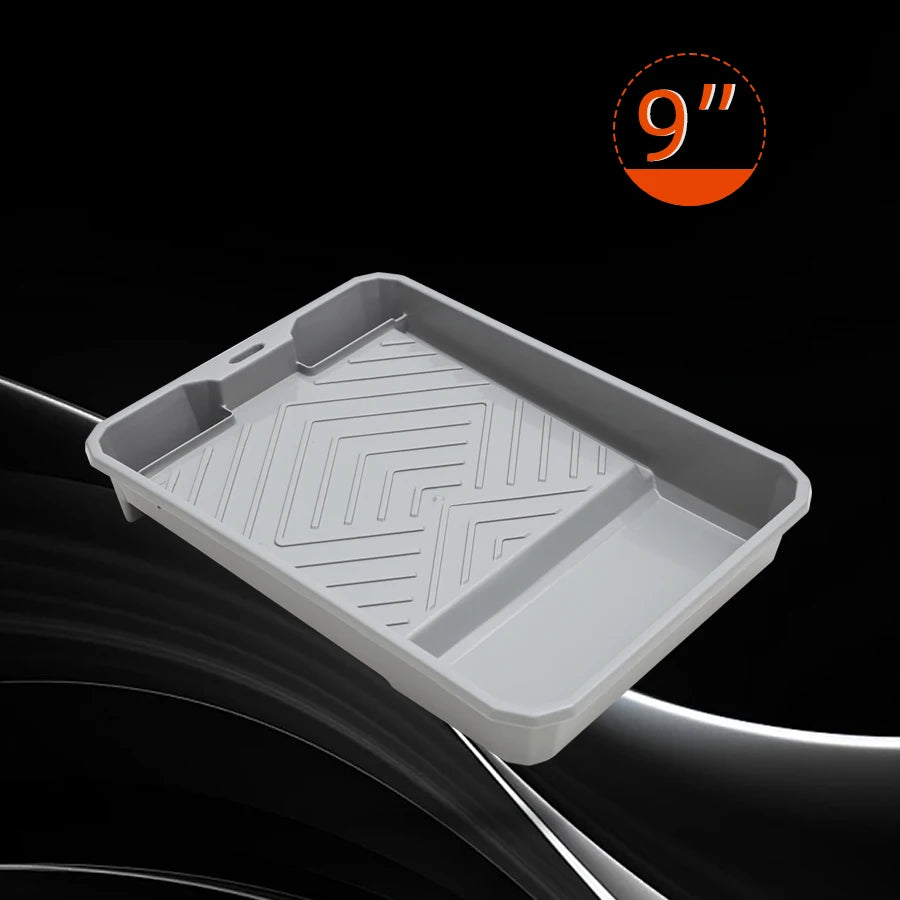 9 inch grey indoor/outdoor painting palette and paints; perfect gift for artists and crafters