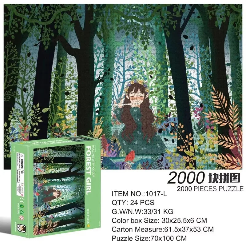 2000 Pieces Jigsaw Puzzle - Various Landscape Patterns