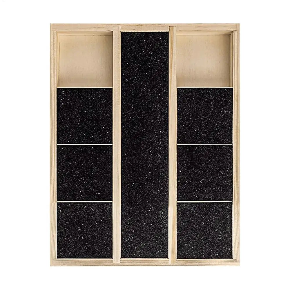 Scratch Board for Dogs Puppy Treat Scratching Board Pet Scratcher with Treat Box for Home Wooden Puppy Claw Grooming Tool