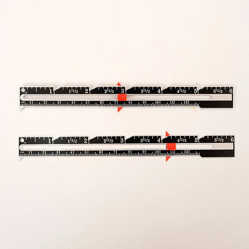 Gauge Ruler with 2 Water Soluble Marking Pencils