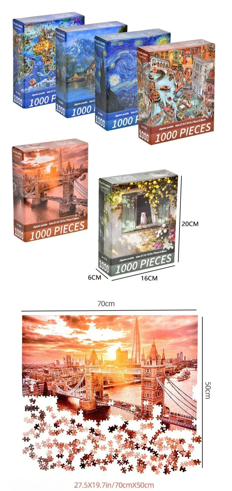 1000 Piece Jigsaw Puzzle