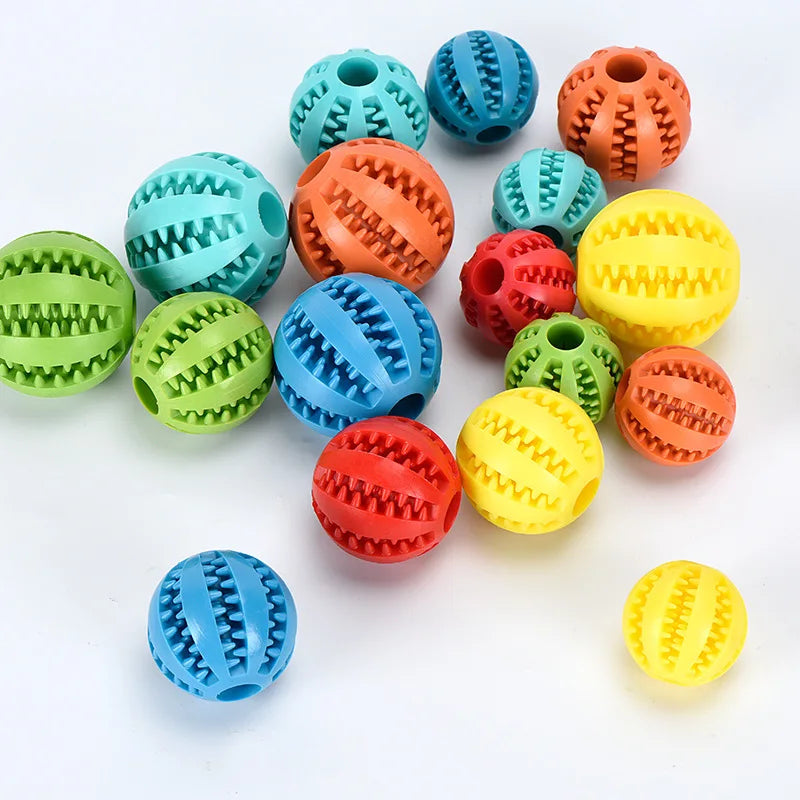 Pet Interactive Silicone Chewing Balls