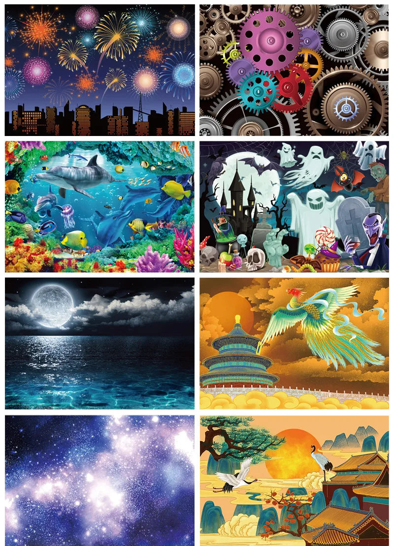 2000 Pieces Jigsaw Puzzle - Various Landscape Patterns