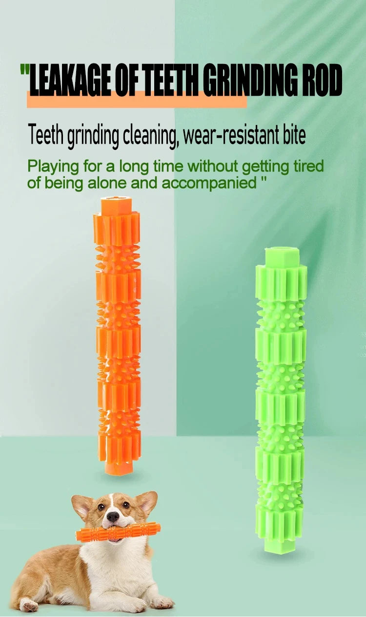 Dog Toy Indestructible Pet Dog Chew Toy for Aggressive Chewers Treat Dispensing Rubber Teeth Cleaning Squeaking Rubber Dog Toy