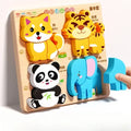 Children's 3D wooden puzzle