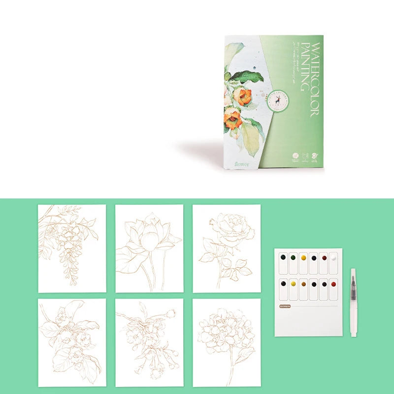 Watercolor painting sets