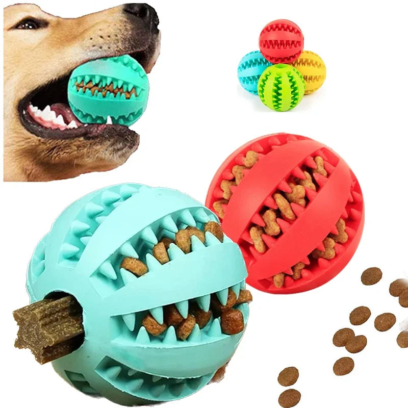 Pet Interactive Silicone Chewing Balls