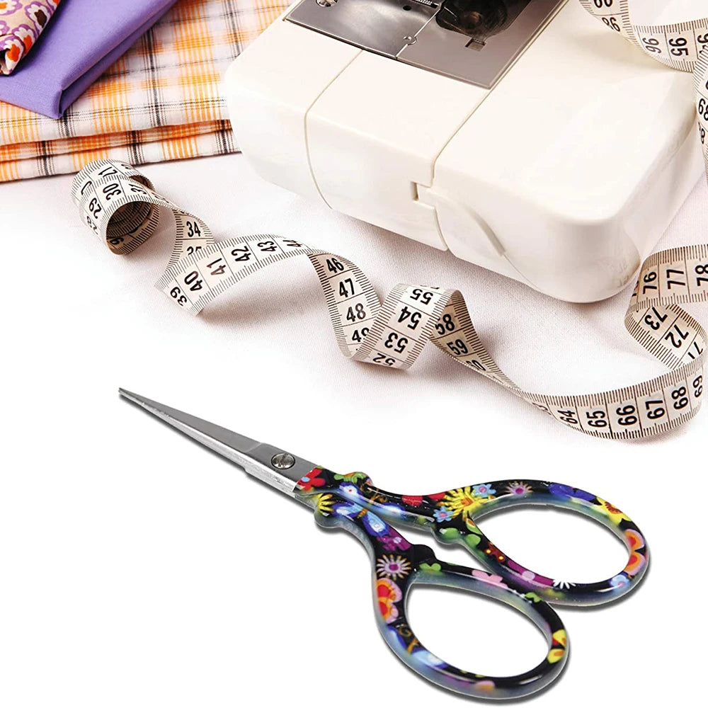 Embroidery/Sewing scissors with Leather Cover