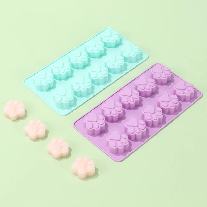 Silicone Paw Print Baking Mold
