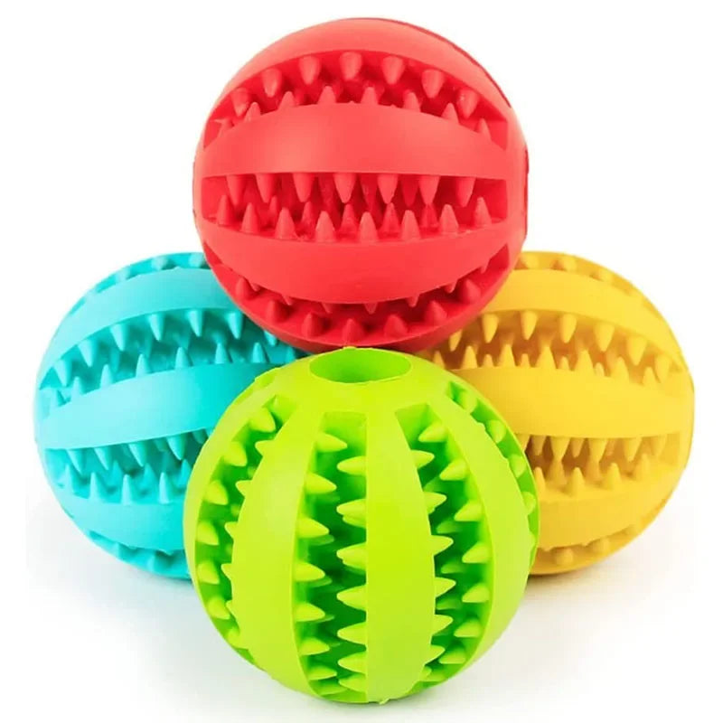 Pet Interactive Silicone Chewing Balls
