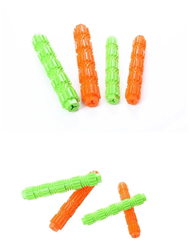 Dog Toy Indestructible Pet Dog Chew Toy for Aggressive Chewers Treat Dispensing Rubber Teeth Cleaning Squeaking Rubber Dog Toy