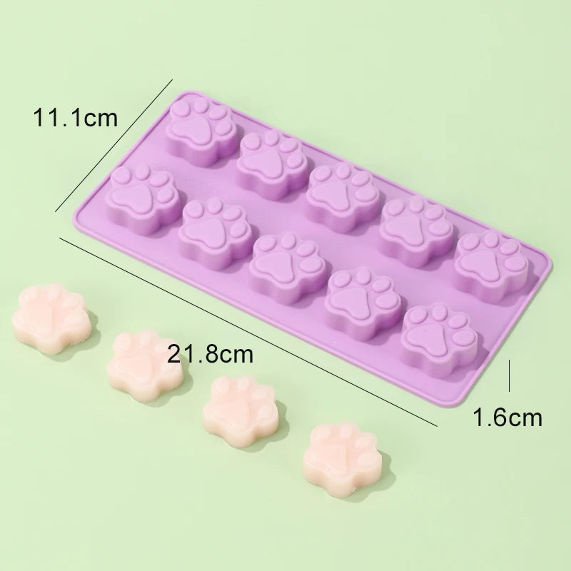Silicone Paw Print Baking Mold