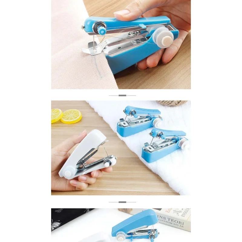 Handheld manual sewing machine