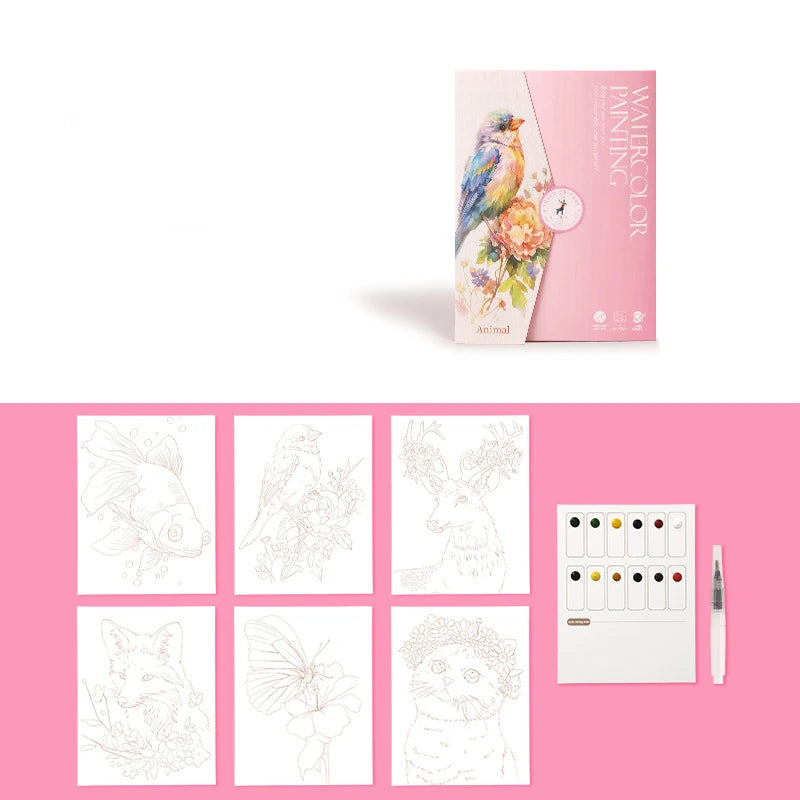 Watercolor painting sets