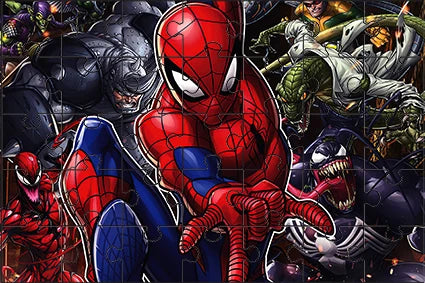 108/200/300/500/1000pcs Spider Man puzzles